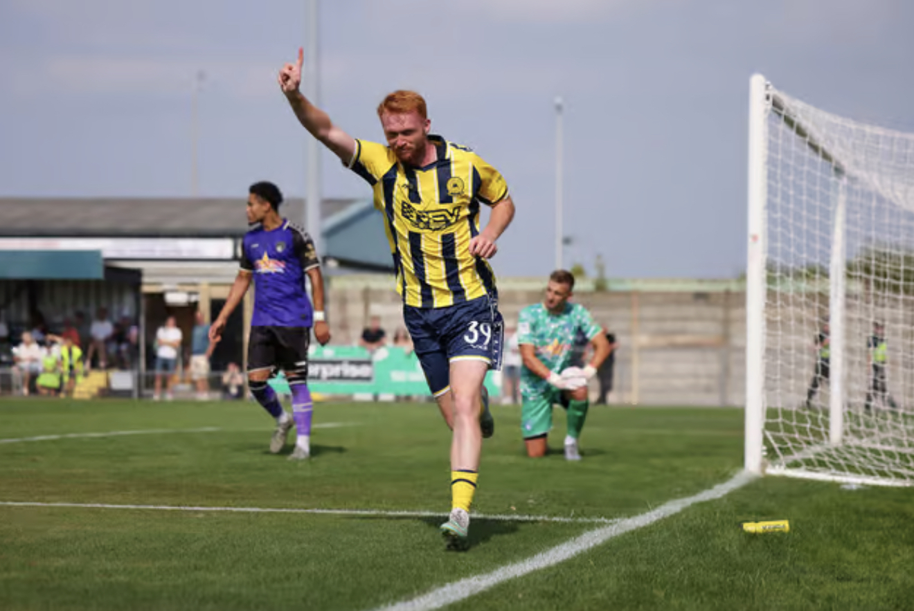 Former Torquay Academy student Callum Morton in action