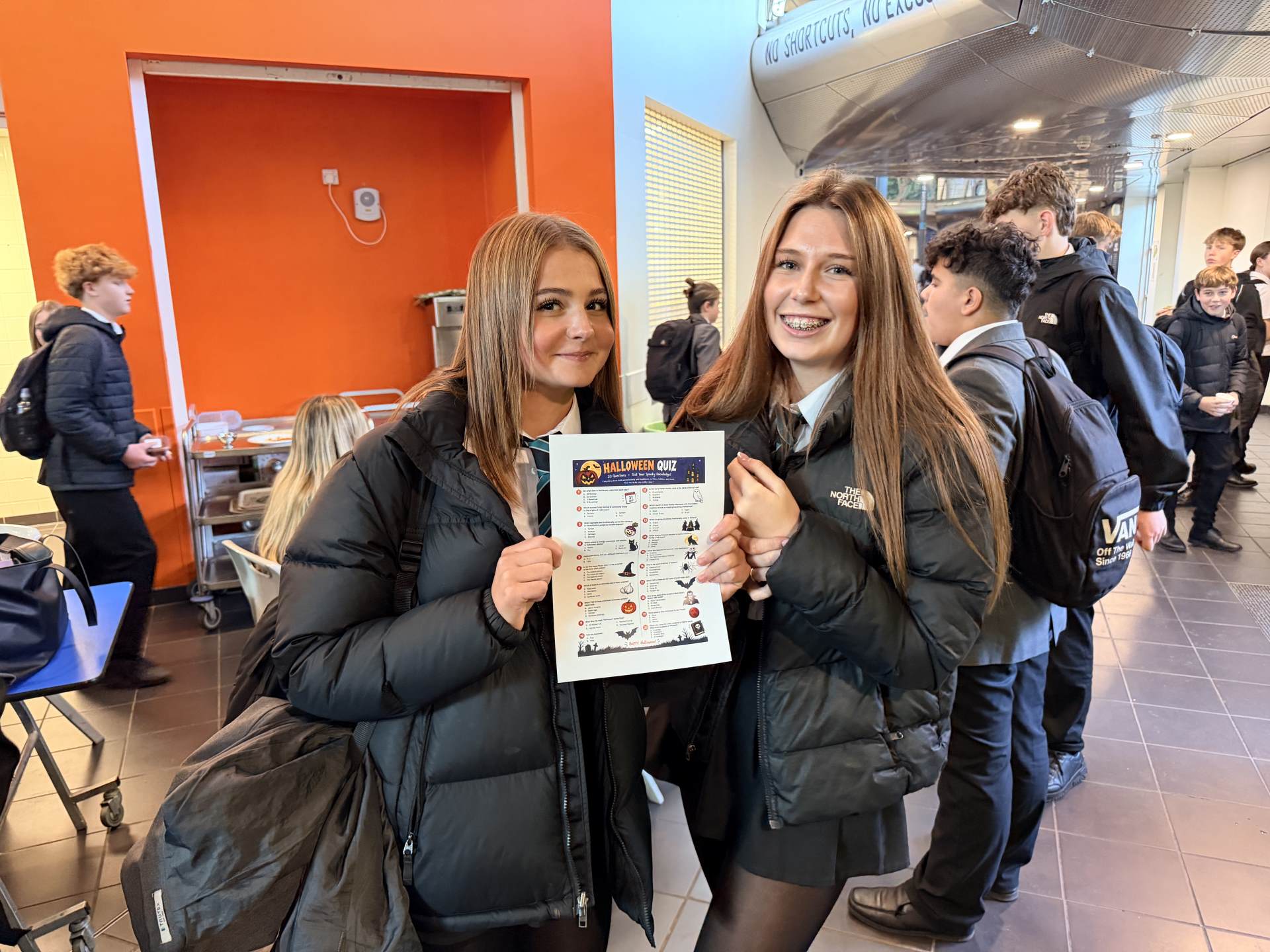 Students enjoying Fun Friday activities