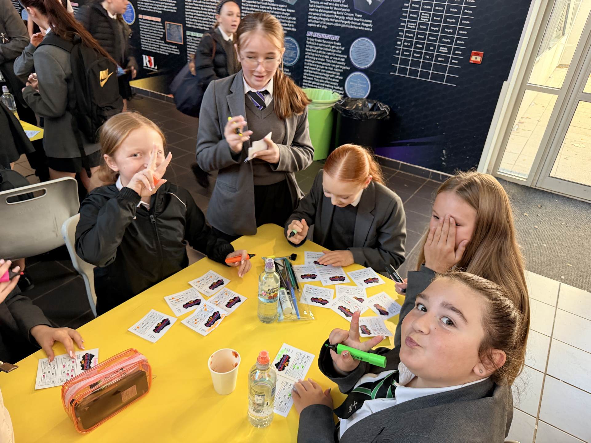 Students enjoying Fun Friday activities