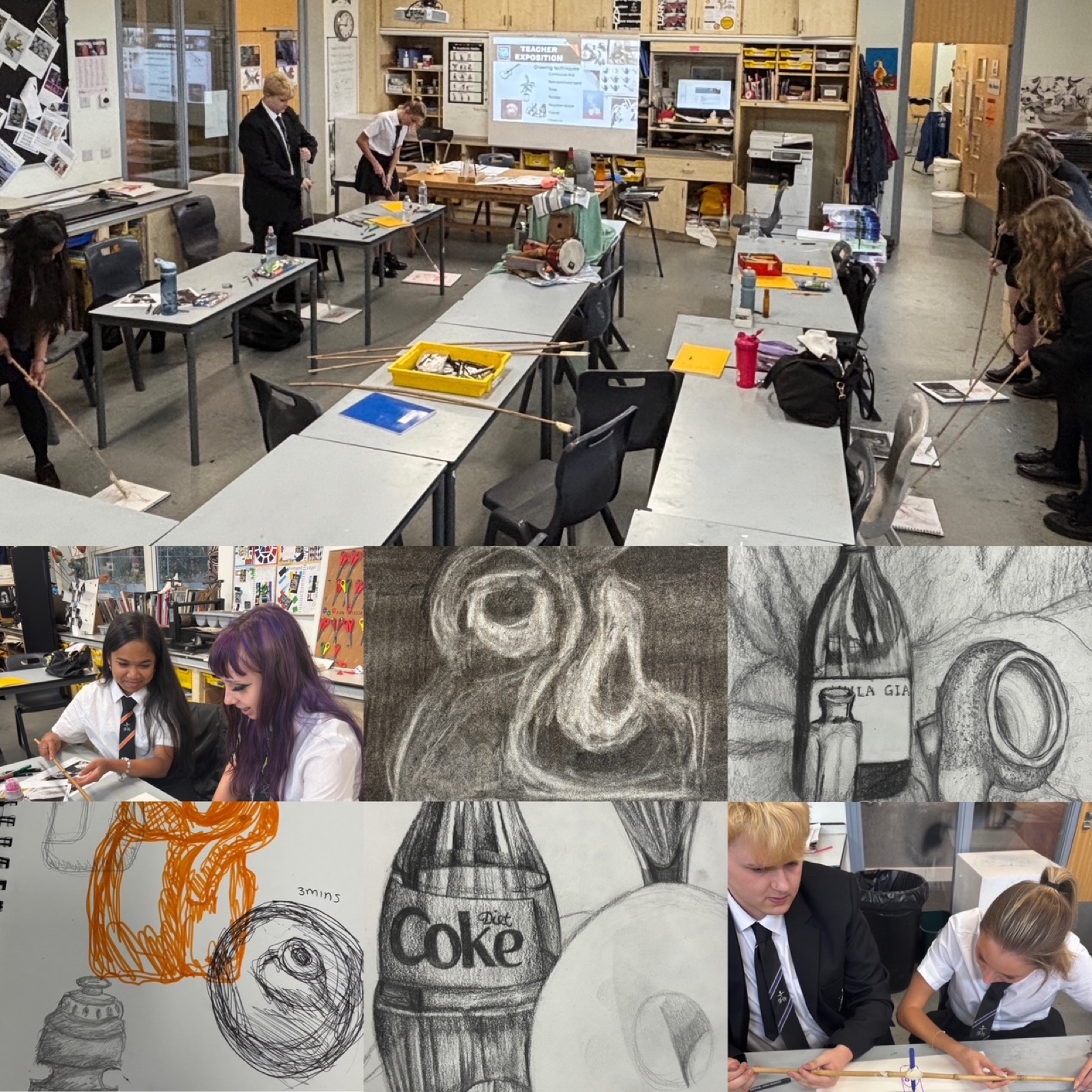 Year 12 Explore Experimental Drawing Systems