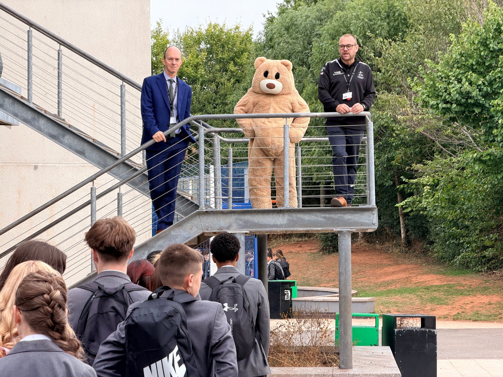 Brunel Bear Brings Cheers to House Celebrations