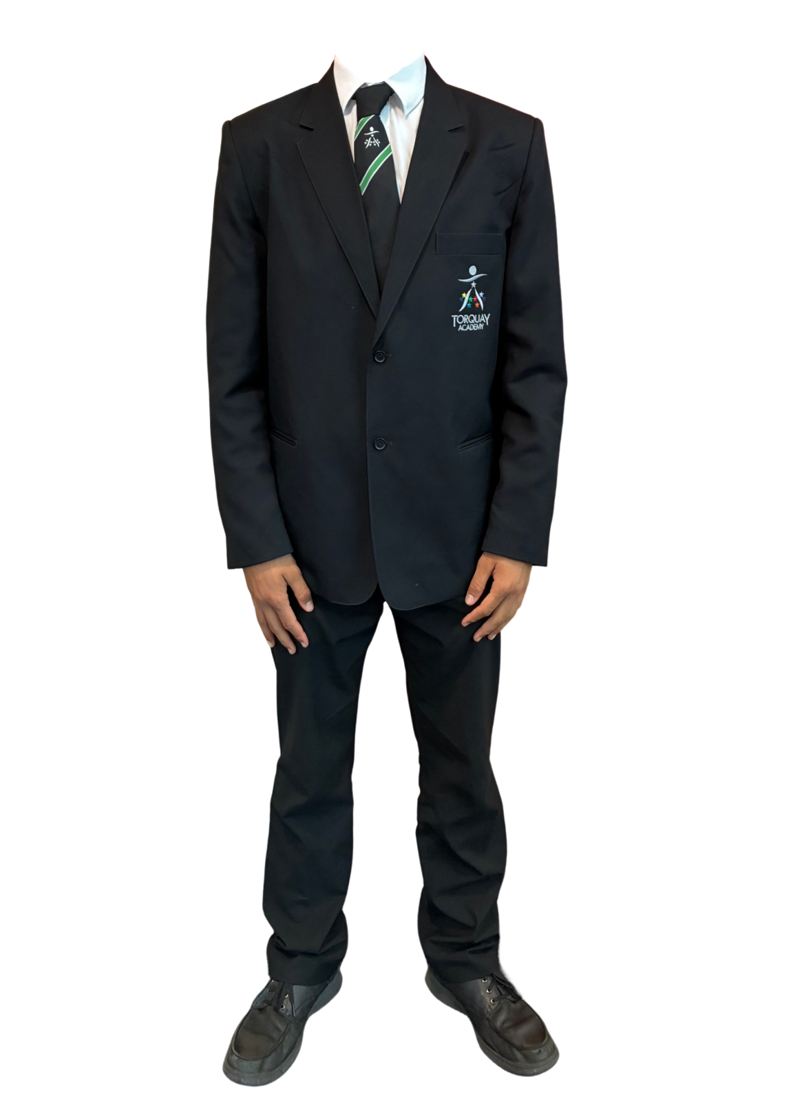 Example of the Torquay Academy boys&rsquo; uniform